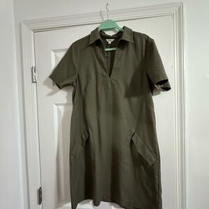 Green knee length dress max studio